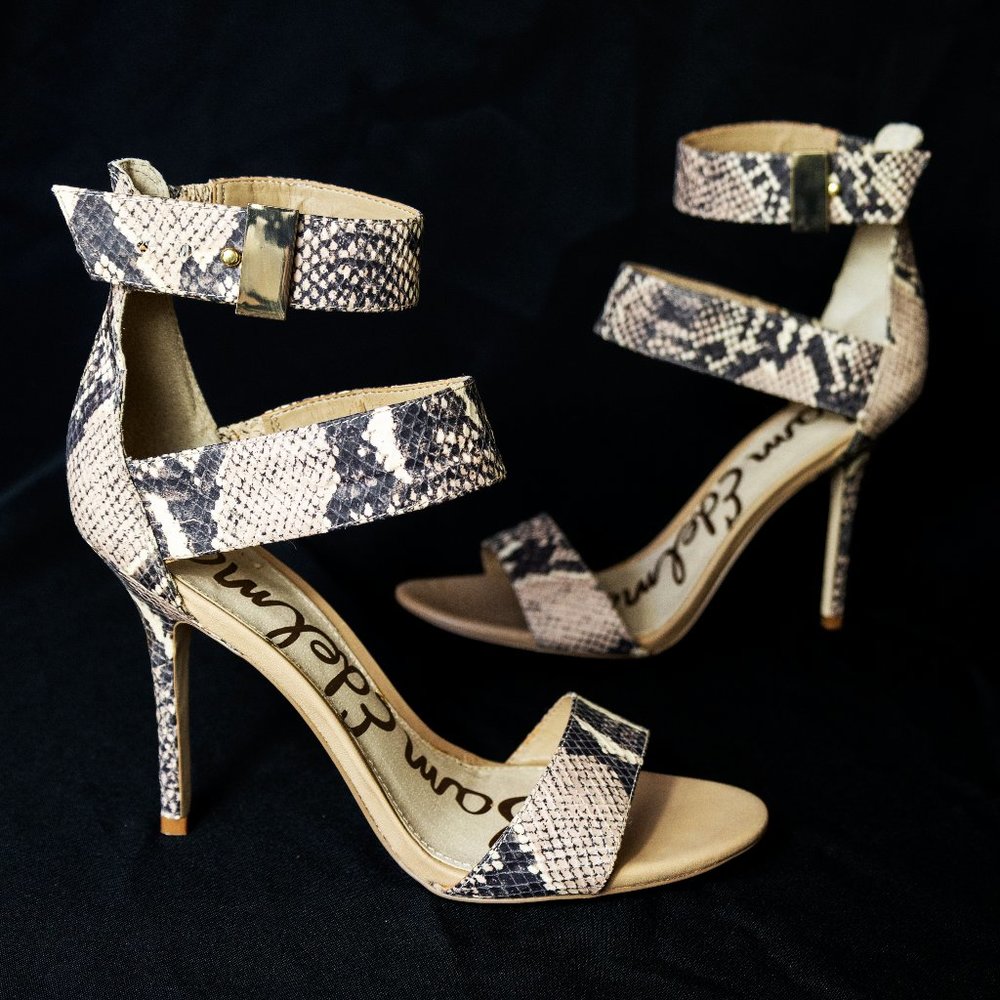 Sam Edelman Snakeskin Heels